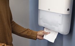 Proper hand-drying is essential to restroom hygiene